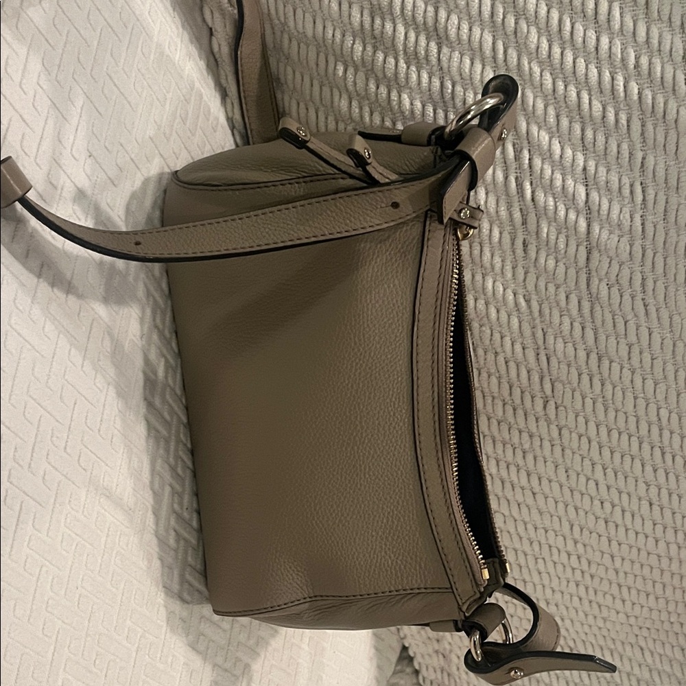 Kate Spade Pebbled Leather Crossbody Bag - Taupe - Picture 2 of 5
